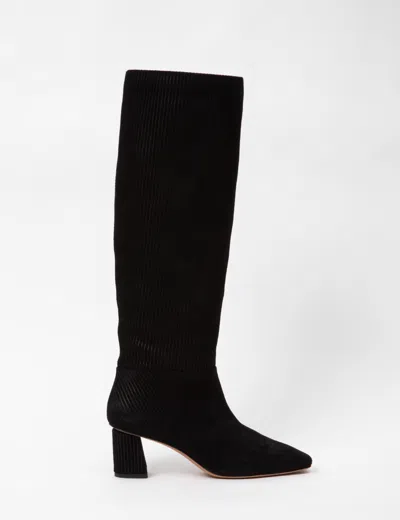 3.1 Phillip Lim Tess - 60mm Square Toe Shaft Boot In Black