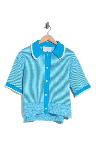 3.1 Phillip Lim Textured Short Sleeve Polo