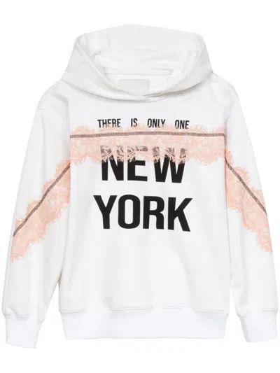3.1 Phillip Lim There Is Only One Ny Cotton Hoodie In White