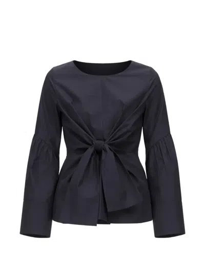 3.1 Phillip Lim Tie-detail Blouse In Black