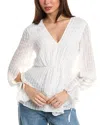 3.1 Phillip Lim Tie Sleeve Blouse In White