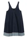 3.1 Phillip Lim Tie-strap Denim Dress In Blue