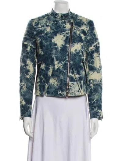 Pre-owned 3.1 Phillip Lim Tie-dye Print Evening Jacket In Multi