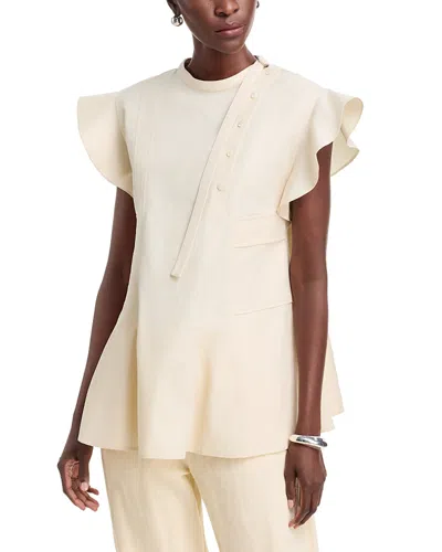 3.1 Phillip Lim Tonal Poplin Blouse In Neutral