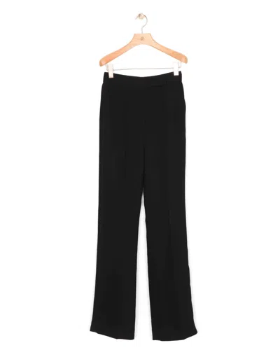 3.1 Phillip Lim Topstitch Seamline Heavy Cady Pant In Black