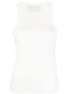 3.1 Phillip Lim Cotton Blend Crepe Tank Clothing In Cr110 Cream