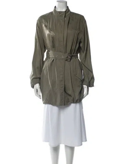 Pre-owned 3.1 Phillip Lim Trench Coat In Gray