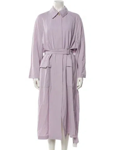 Pre-owned 3.1 Phillip Lim Trench Coat In Purple