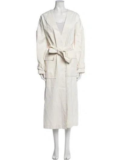 Pre-owned 3.1 Phillip Lim Trench Coat In White
