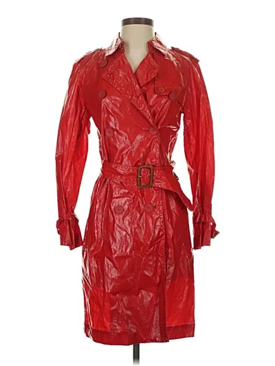 Pre-owned 3.1 Phillip Lim Trenchcoat In Red