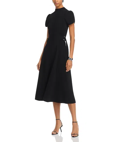 3.1 Phillip Lim Tulip Sleeve Midi Dress In Black