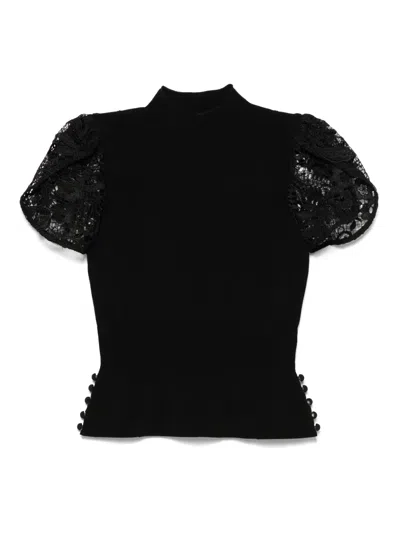3.1 Phillip Lim Tulip Top In Black