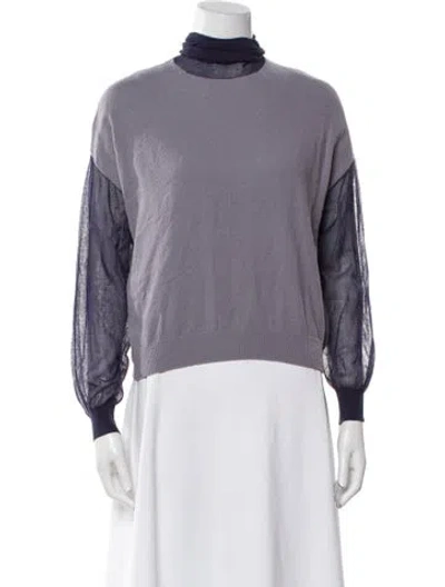 Pre-owned 3.1 Phillip Lim Turtleneck Sweater In Purple