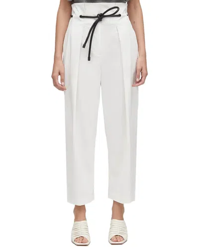 3.1 Phillip Lim Twill High Waisted Belted Pant In Multi