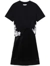 3.1 Phillip Lim Twisted Mini Dress In Black