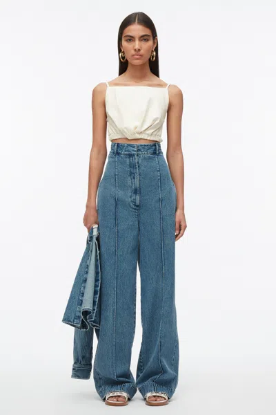 3.1 Phillip Lim Twisted Open Back Cami In White
