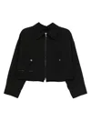 3.1 Phillip Lim Two-way Zip-fastening Cropped Jacket In Black