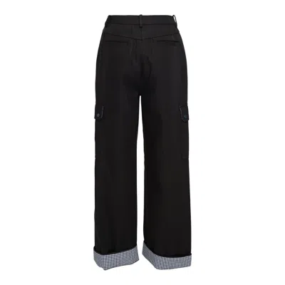 3.1 Phillip Lim Utility Cargo Pant With Combo Cuffs In Black