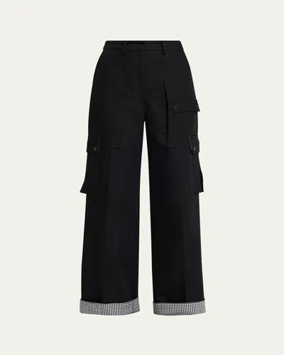 3.1 PHILLIP LIM UTILITY CARGO PANTS WITH CONTRAST CUFFS