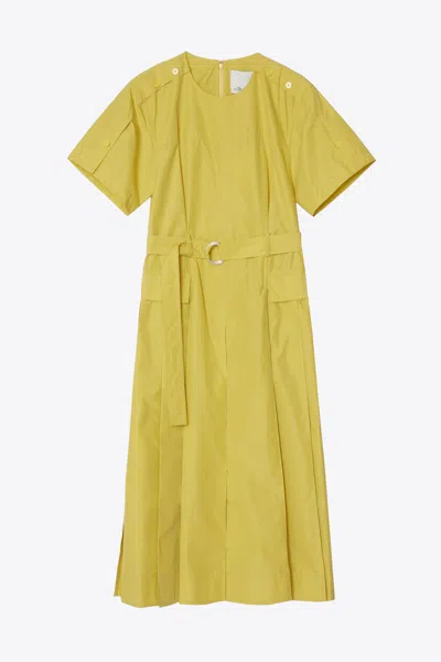3.1 Phillip Lim Utility Dress With D-ring Belt In Yellow