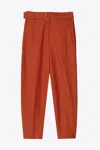 3.1 Phillip Lim Utility Flat Front Banana Trouser In Orange
