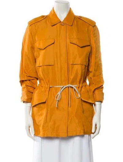 Pre-owned 3.1 Phillip Lim Utility Jacket In Orange