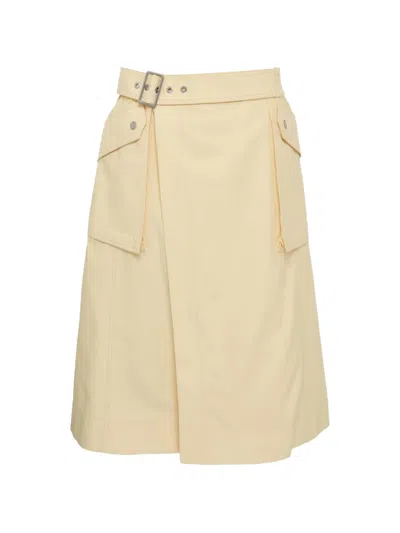 3.1 Phillip Lim Utility Midi Skirt In Yellow
