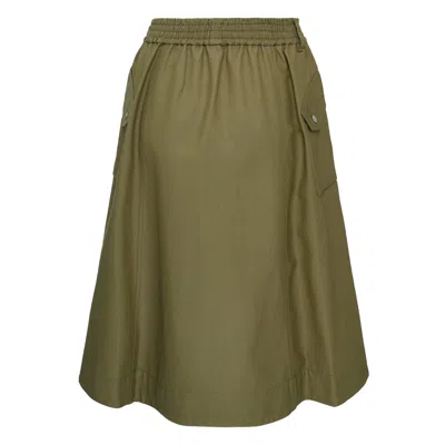 3.1 Phillip Lim Utility Midi Wrap Skirt In Green