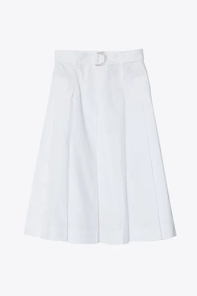 3.1 Phillip Lim Utility Poplin Midi Skirt In White
