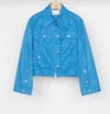 3.1 Phillip Lim Utility Trench Bomber In Blue