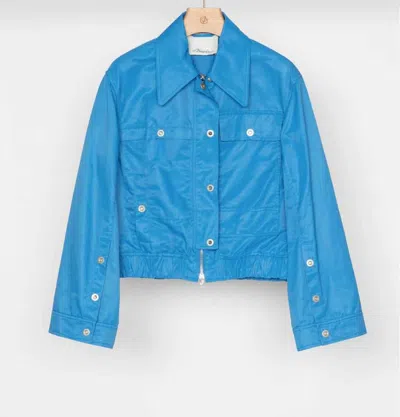 3.1 Phillip Lim Utility Trench Bomber In Blue