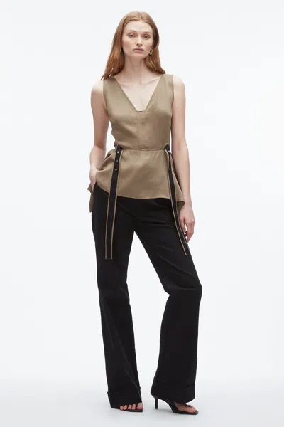 3.1 Phillip Lim V-neck Flounce Tank