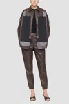 3.1 Phillip Lim Vegan Leather Belted Jogger In Brown