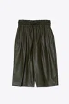 3.1 Phillip Lim Vegan Leather Culottes In Green