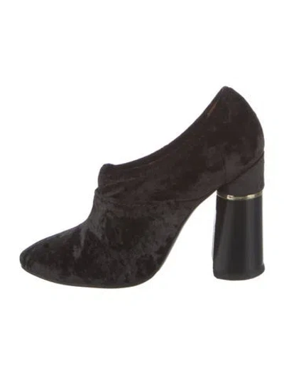 Pre-owned 3.1 Phillip Lim Velvet Pumps In Black