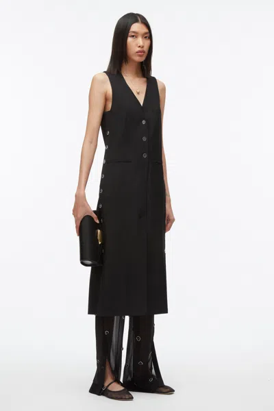 3.1 Phillip Lim Vest Dress With Set In Bra In Black
