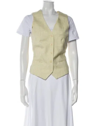 Pre-owned 3.1 Phillip Lim Vest In Yellow