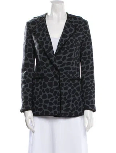 Pre-owned 3.1 Phillip Lim Virgin Wool Animal Print Blazer In Multi