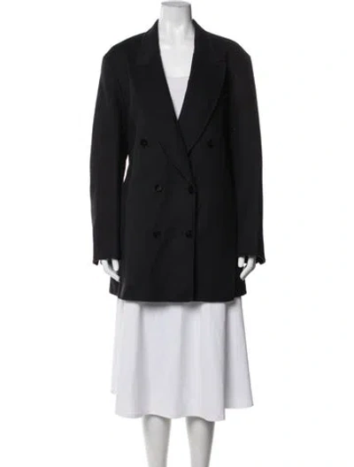 Pre-owned 3.1 Phillip Lim Virgin Wool Coat In Blue