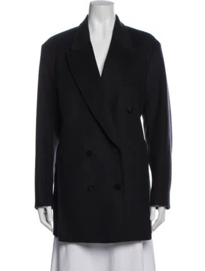 Pre-owned 3.1 Phillip Lim Virgin Wool Coat In Blue