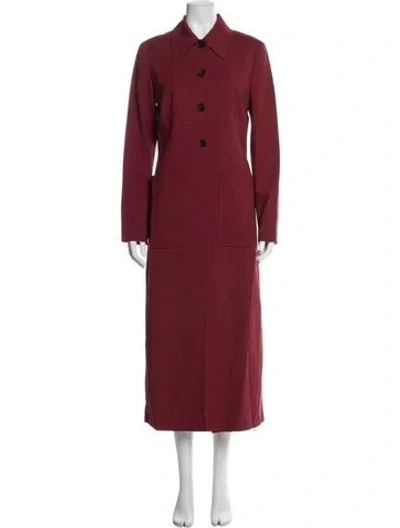 Pre-owned 3.1 Phillip Lim Virgin Wool Coat In Red