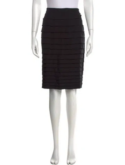 Pre-owned 3.1 Phillip Lim Virgin Wool Knee-length Skirt W/ Tags In Black