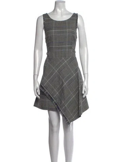 Pre-owned 3.1 Phillip Lim Virgin Wool Mini Dress In Grey