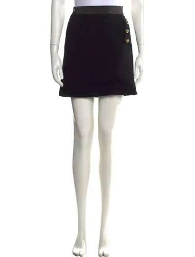 Pre-owned 3.1 Phillip Lim Virgin Wool Mini Skirt W/ Tags In Black