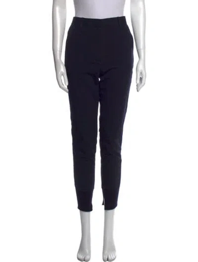 Pre-owned 3.1 Phillip Lim Virgin Wool Skinny Leg Pants In Blue