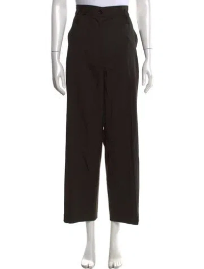 Pre-owned 3.1 Phillip Lim Virgin Wool Wide Leg Pants In Black