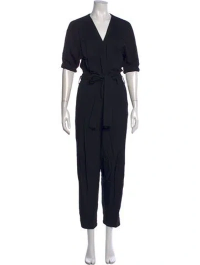 Pre-owned 3.1 Phillip Lim V-neck Jumpsuit In Black