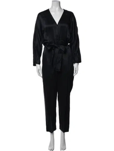Pre-owned 3.1 Phillip Lim V-neck Jumpsuit In Blue