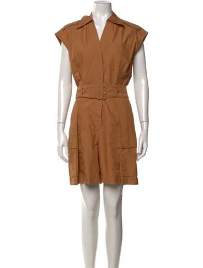 Pre-owned 3.1 Phillip Lim V-neck Jumpsuit In Brown