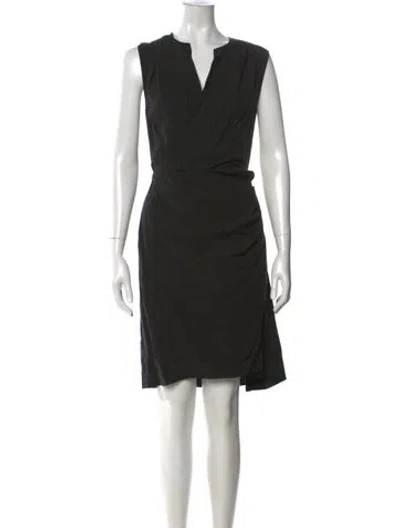 Pre-owned 3.1 Phillip Lim V-neck Knee-length Dress In Black